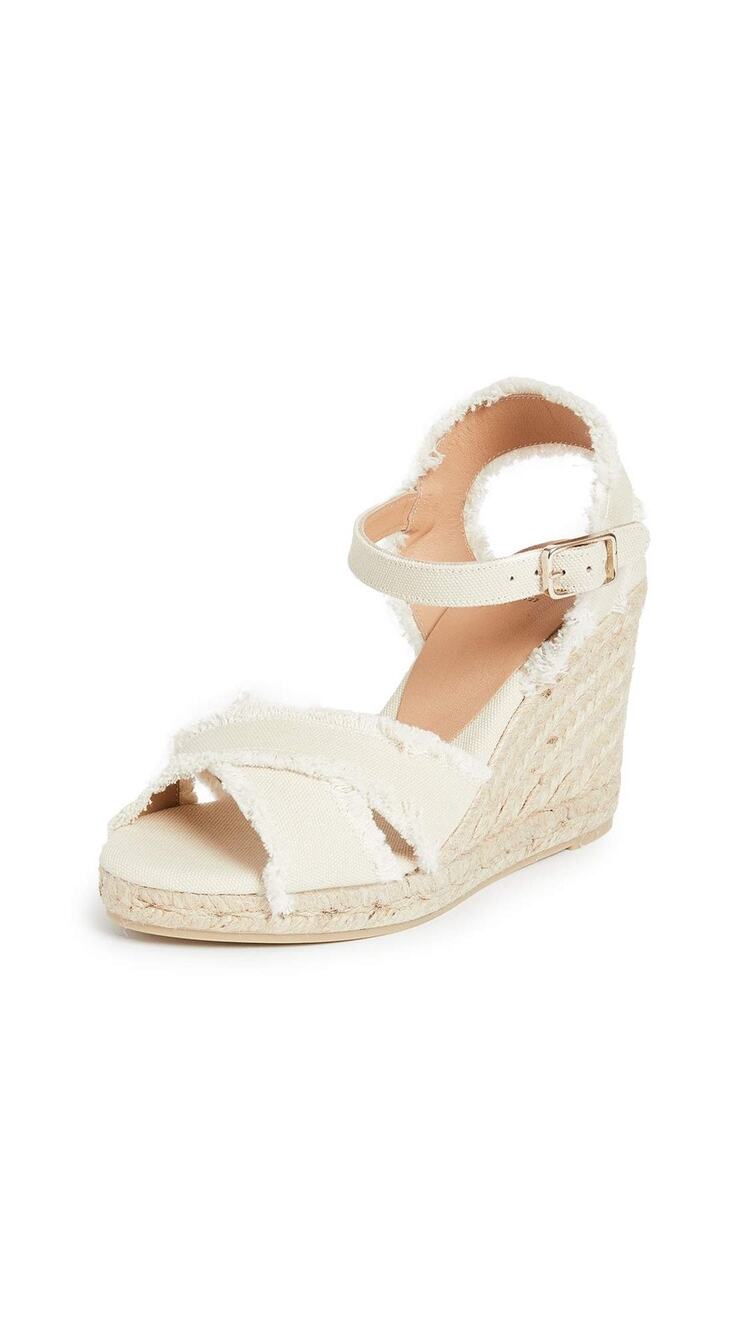 CASTANER BROMELIA 80 WEDGE ESPADRILLE IVORY 40 (US WOMEN'S 9) M